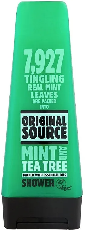Original Source Mint &amp; Tea Tree Shower Gel Gel za tuširanje sa nanom i čajevcem