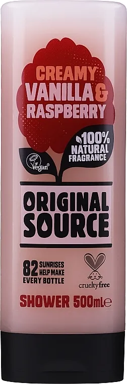 Original Source Vanilla &amp; Raspberry Shower Gel Gel za tuširanje s vanilijom i malinom