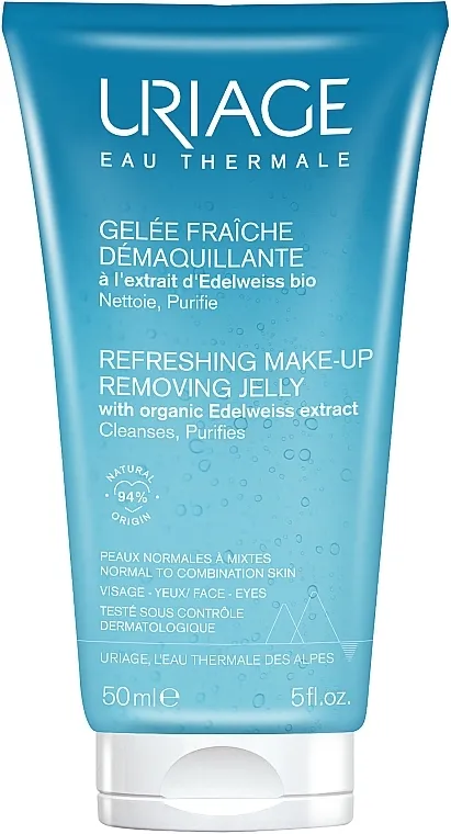 Osvežavajući gel za uklanjanje šminke Uriage Refreshing Make-Up Removing Jelly