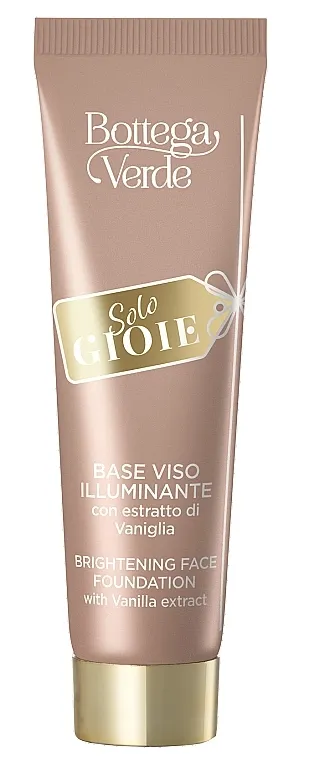 Osvežavajući puder za lice sa ekstraktom vanile Bottega Verde Solo Gioie Brightening Face Foundation