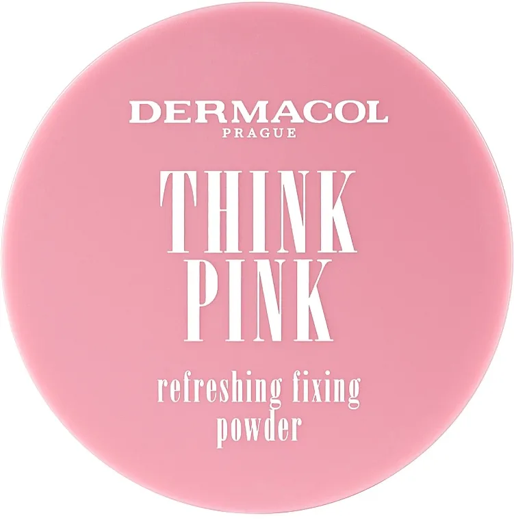 Osvježavajući fiksirajući puder Dermacol Think Pink Refreshing Fixing Powder