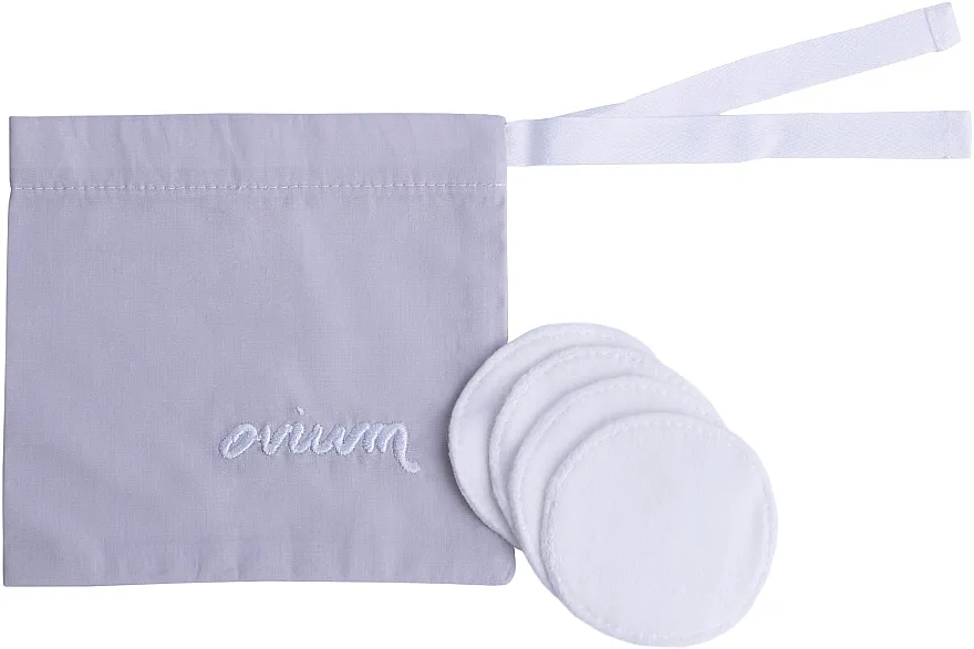 Ovium Mini (maramice za uklanjanje šminke/4 kom. + siva torba) Set