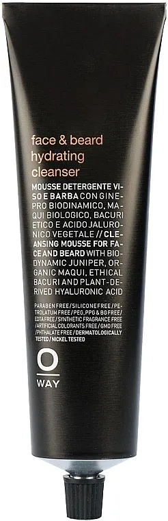 Oway Man Face &amp; Beard Hydrating Cleanser Sredstvo za čišćenje i hidrataciju lica i brade