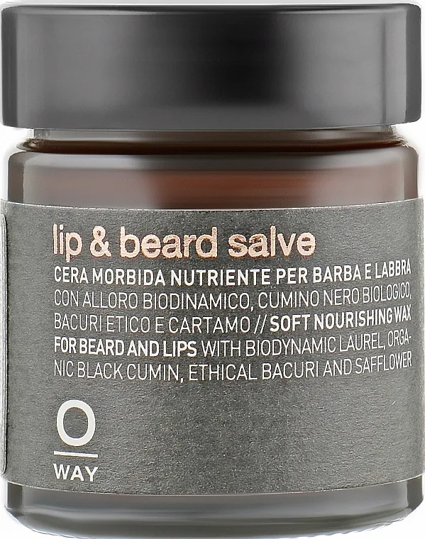 Oway Man Lip &amp; Beard Salve Balzam za omekšavanje i hranjenje usana i bradu