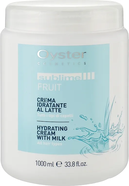 Oyster Cosmetics Sublime Fruit Hydrating Cream Whith Milk Hidratantna maska za kosu s mliječnim proteinima