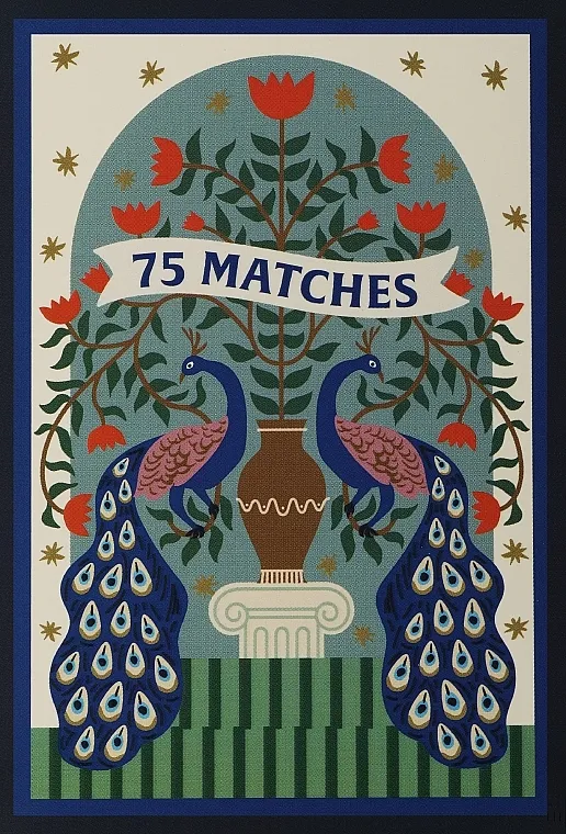 Paddywax A Dopo Boxed Matches Šibice u kutiji 'Peacock Blue'