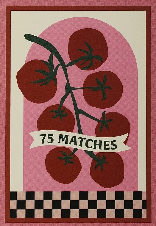 Paddywax A Dopo Boxed Matches Šibice u kutiji Tomato Vine Red