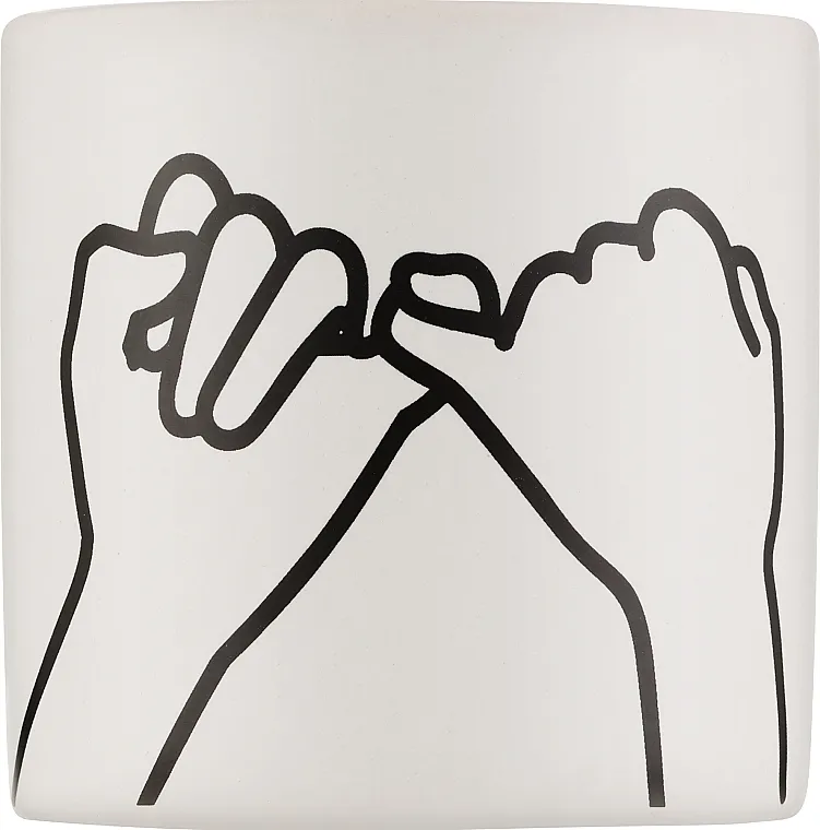 Paddywax Impressions Ceramic Candle Pinky Promise White Wild Fig &amp; Cedar Aromatična svijeća