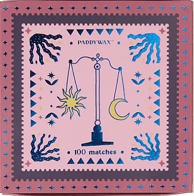 Paddywax Jumbo Boxed Matches Sigurne šibice za sveće u kutiji 'Ravnoteža'