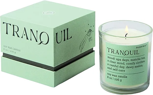 Paddywax Mood Candle Tranquil Lush Palms Mirisna sveča u čaši