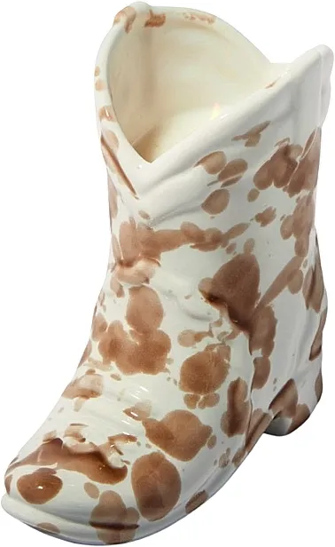 Paddywax Nashville Ceramic Cowboy Boot Candle Desert Peach Mirisna sveća "Pustinjska breskva"