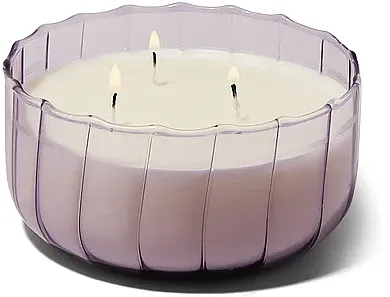 Paddywax Ripple Glass Candle Salted Iris Mirisna sveća "Slana perunika"