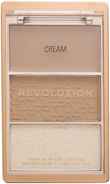 Paleta bronzera za lice Makeup Revolution The Bronze Icon Palette