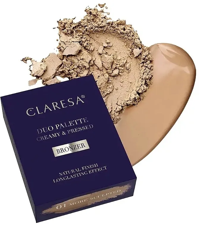 Paleta bronzerov za konturisanje Claresa