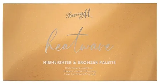 Paleta hajlajtera i bronzera Barry M Heatwave Highlighter and Bronzer Palette