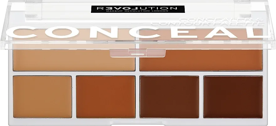 Paleta korektora za lice Relove By Revolution Conceal Me Palette (Light)