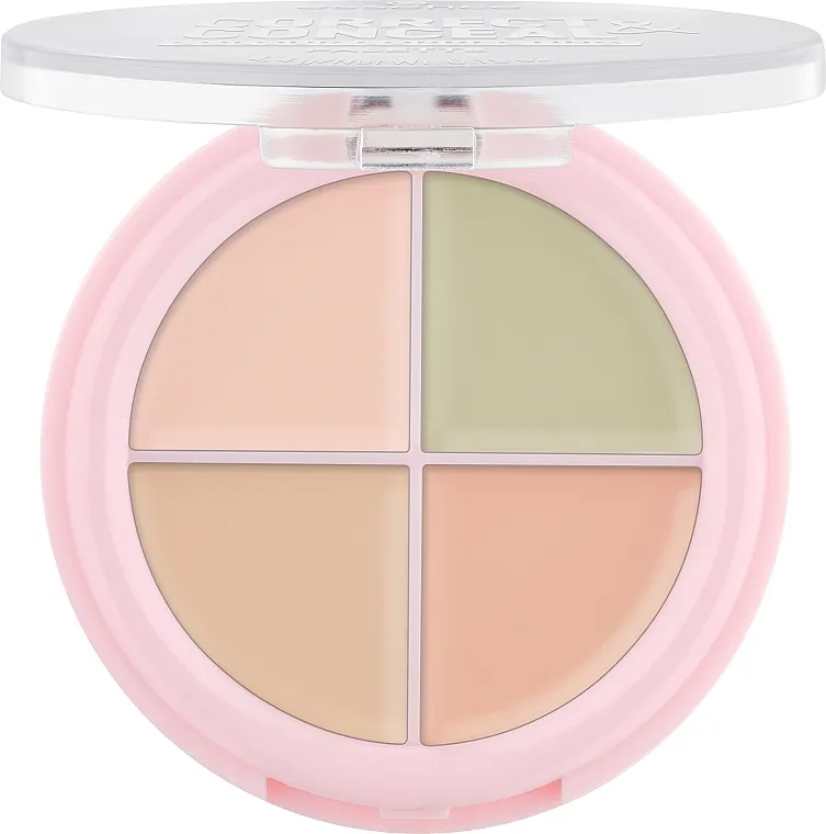 Paleta korektorów do twarzy Essence Correct &amp; Conceal Colour Correcting Palette