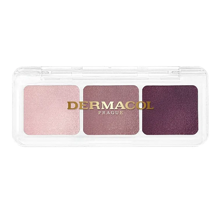 Paleta senki za oči, 3 nijanse Dermacol Trio Eyeshadow Palette