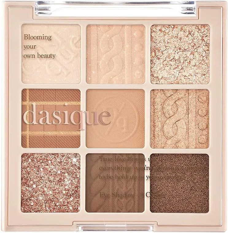 Paleta senki za oči Dasique Knit Collection Eye Shadow Palette 9 Colors