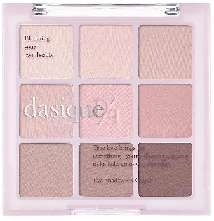 Paleta senki za oči Dasique Tea Blending Collection Eye Shadow Palette 9 Colors