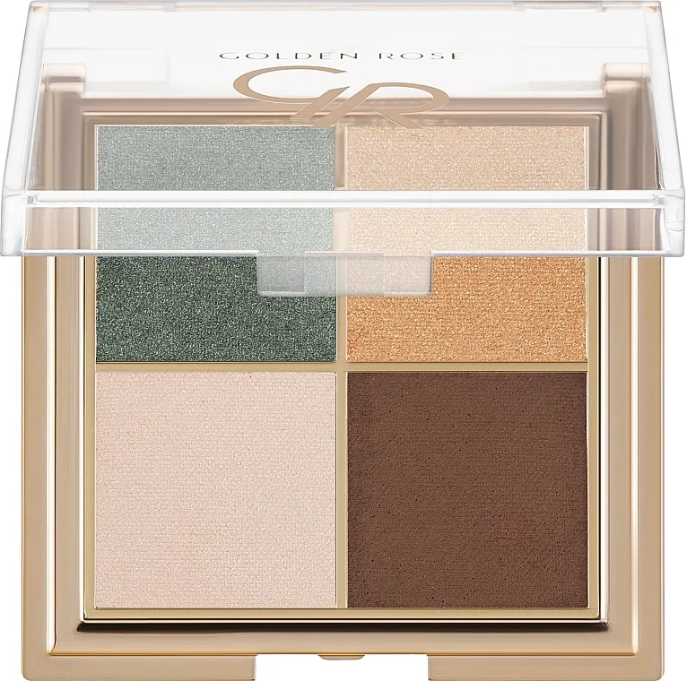 Paleta senki za oči Golden Rose Quattro Eyeshadow Palette