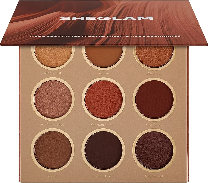 Paleta senki za oči Sheglam Nude Beginnings Eyeshadow Palette
