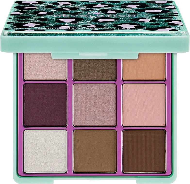 Paleta sjenila I Heart Revolution Leopard Glitter Palette