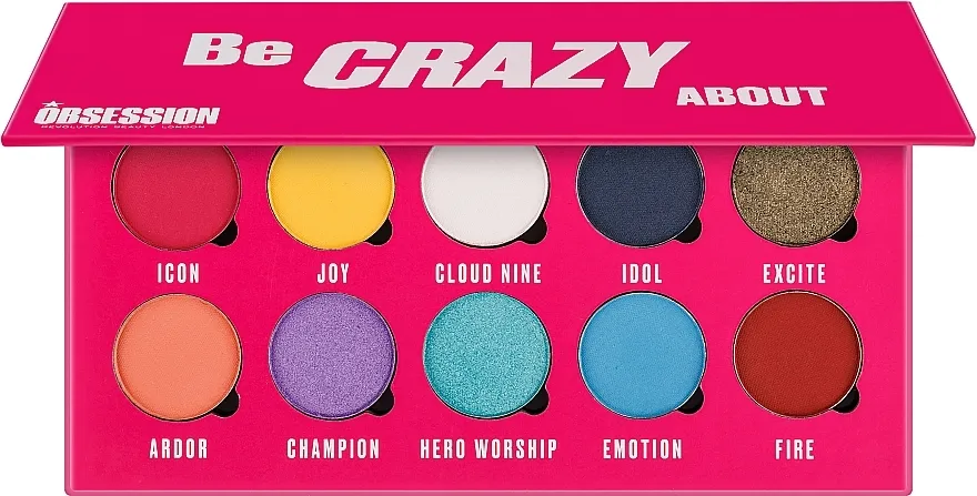 Paleta sjenila Makeup Obsession Be Crazy About Eyeshadow Palette