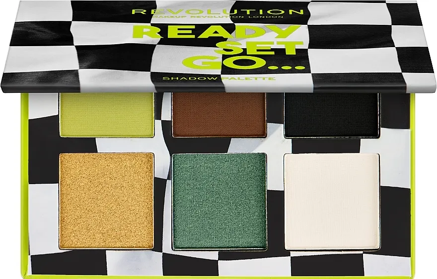 Paleta sjenila Makeup Revolution Power Shadow Palette Ready Set Go