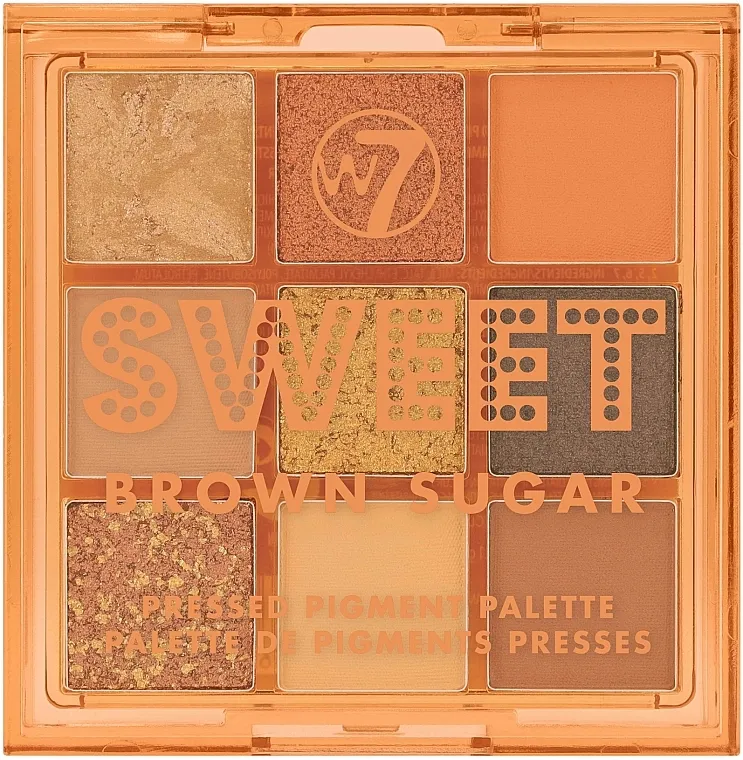 Paleta sjenila W7 Sweet Pressed Pigment Palette