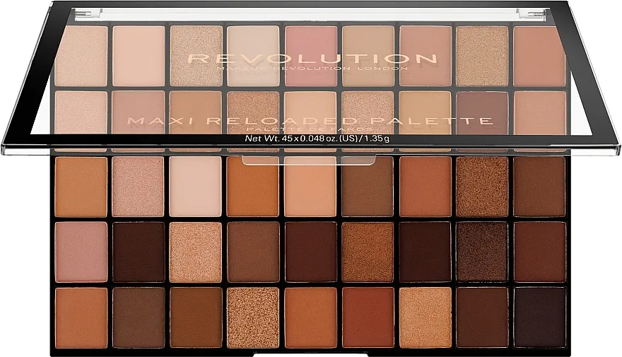 Paleta sjenila za oči, 45 nijansi Makeup Revolution Maxi Reloaded Palette