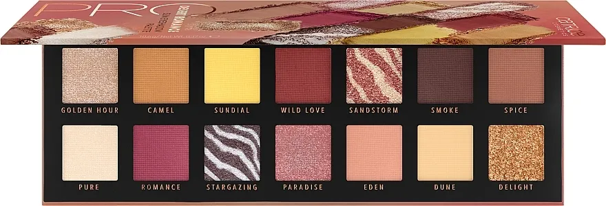 Paleta sjenila za oči Catrice Pro Desert Romance Slim Eyeshadow Palette