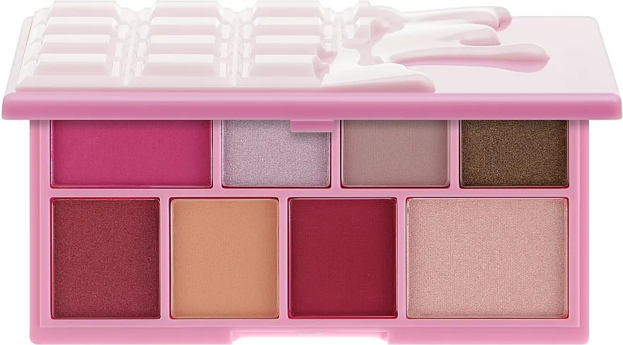 Paleta sjenila za oči I Heart Revolution Mini Chocolate Eyeshadow Palette Rose Cream