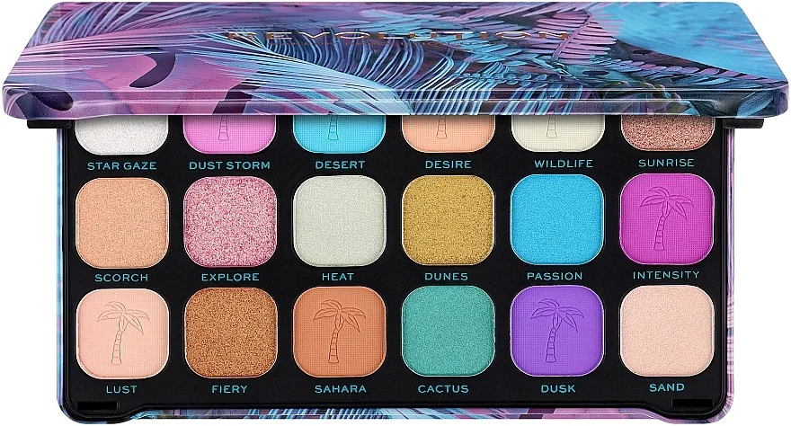 Paleta sjenila za oči Makeup Revolution Desert Desire Forever Flawless Shadow Palette