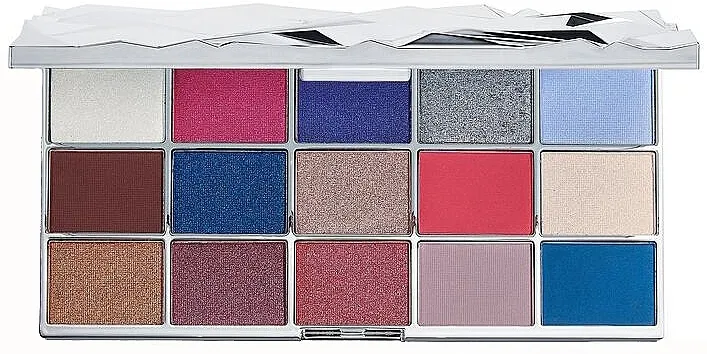 Paleta sjenila za oči Makeup Revolution Glass Mirror Eyeshadow Palette