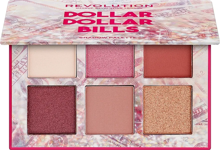 Paleta sjenila za oči Makeup Revolution Power Shadow Palette Dollar Dollar Bills