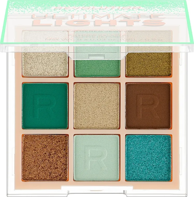 Paleta sjenila za oči Makeup Revolution Ultimate Lights