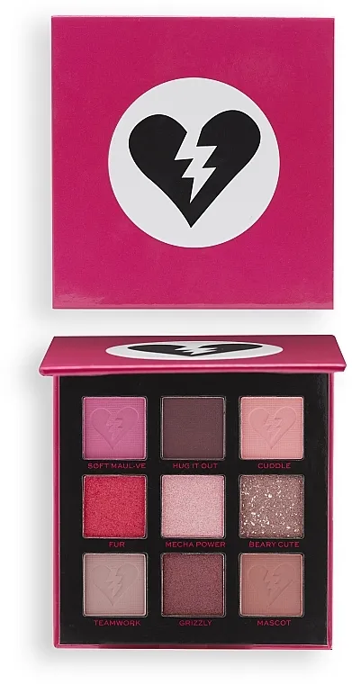 Paleta sjenila za oči Makeup Revolution X Fortnite Cuddle Team Leader 9 Pan Shadow Palette