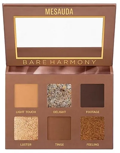 Paleta sjenila za oči Mesauda Bare Harmony 2.0 Palette Cool Bronze