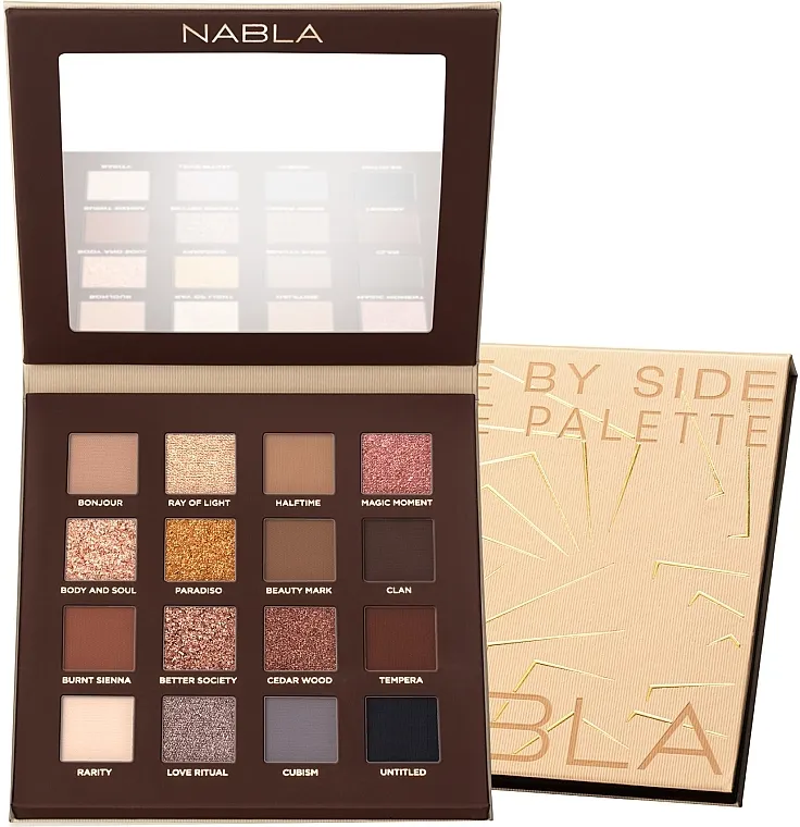 Paleta sjenila za oči Nabla Side By Side Nude Palette