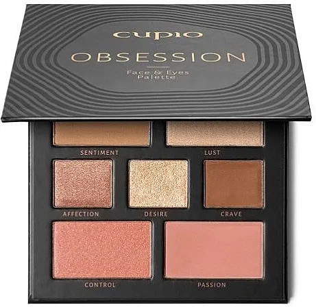 Paleta za šminkanje Cupio Obsession Face &amp; Eyes Palette
