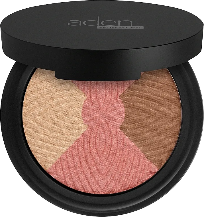 Paleta za šminkanje lica Aden Cosmetics Face Sunlight Trio