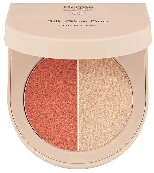 Paleta za šminkanje lica Dermomedica Silk Glow Duo