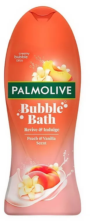 Palmolive Nourish &amp; Revive Peach &amp; Vanilla Bubble Bath Tečnost za kupanje "Breskva i vanila"
