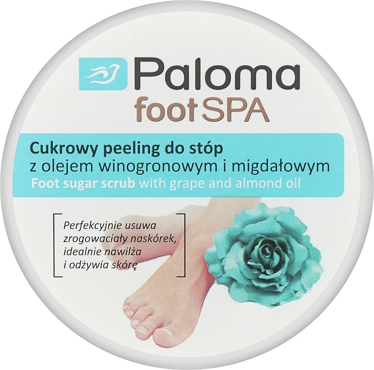 Paloma Foot SPA Šećerni piling za stopala s uljem grožđa i badema