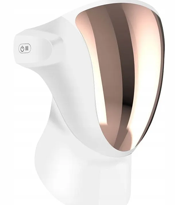 Palsar7 Professional Led Mask Profesionalna LED maska za lice i vrat, belo-zlatna