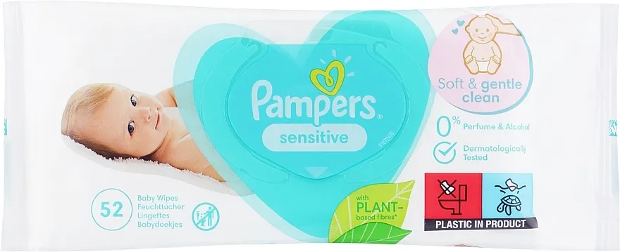Pampers Dječje vlažne maramice s ventilom "Sensitive"