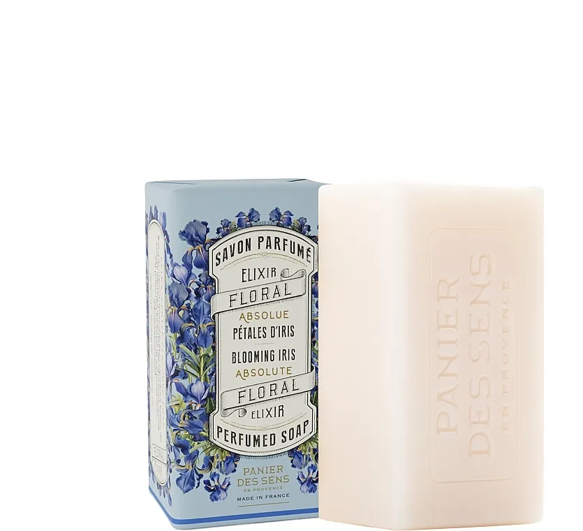 Panier Des Sens Blooming Iris Perfumed Solid Soap Ekstra nežni biljni sapun "Sjajan Iris"