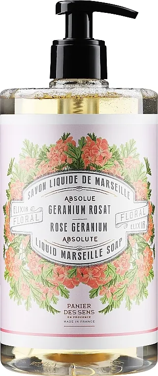 Panier Des Sens Geranium Rose Liquid Soap Tečni sapun