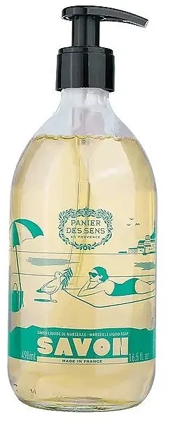 Panier Des Sens Limited Edition Glass Bottle Liquid Marseille Soap Marsejska tečna sapunica "Maslina"